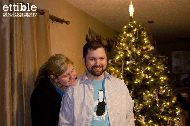 Dan and Tracey at Christmas