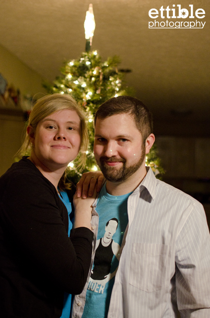 Dan and Tracey at Christmas